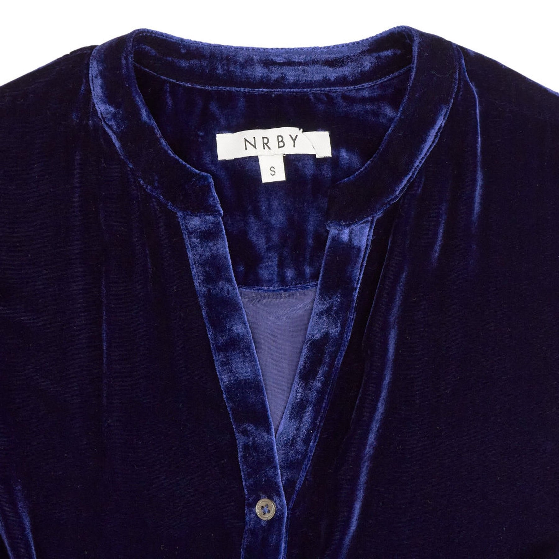 NRBY Blue Velvet Dress