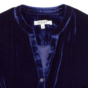NRBY Blue Velvet Dress