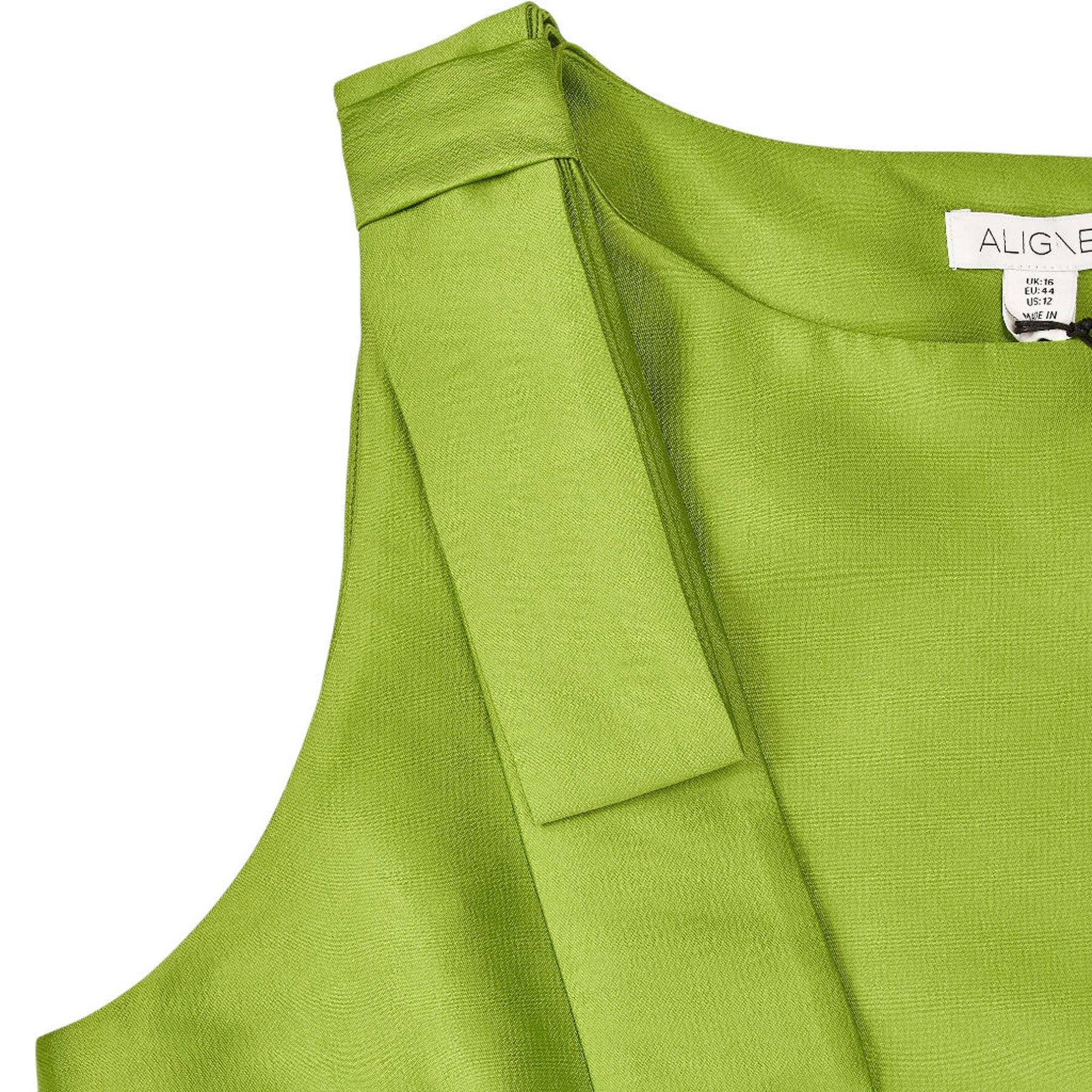 Aligne Green Fern Tie Sleeve Dress