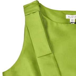 Aligne Green Fern Tie Sleeve Dress
