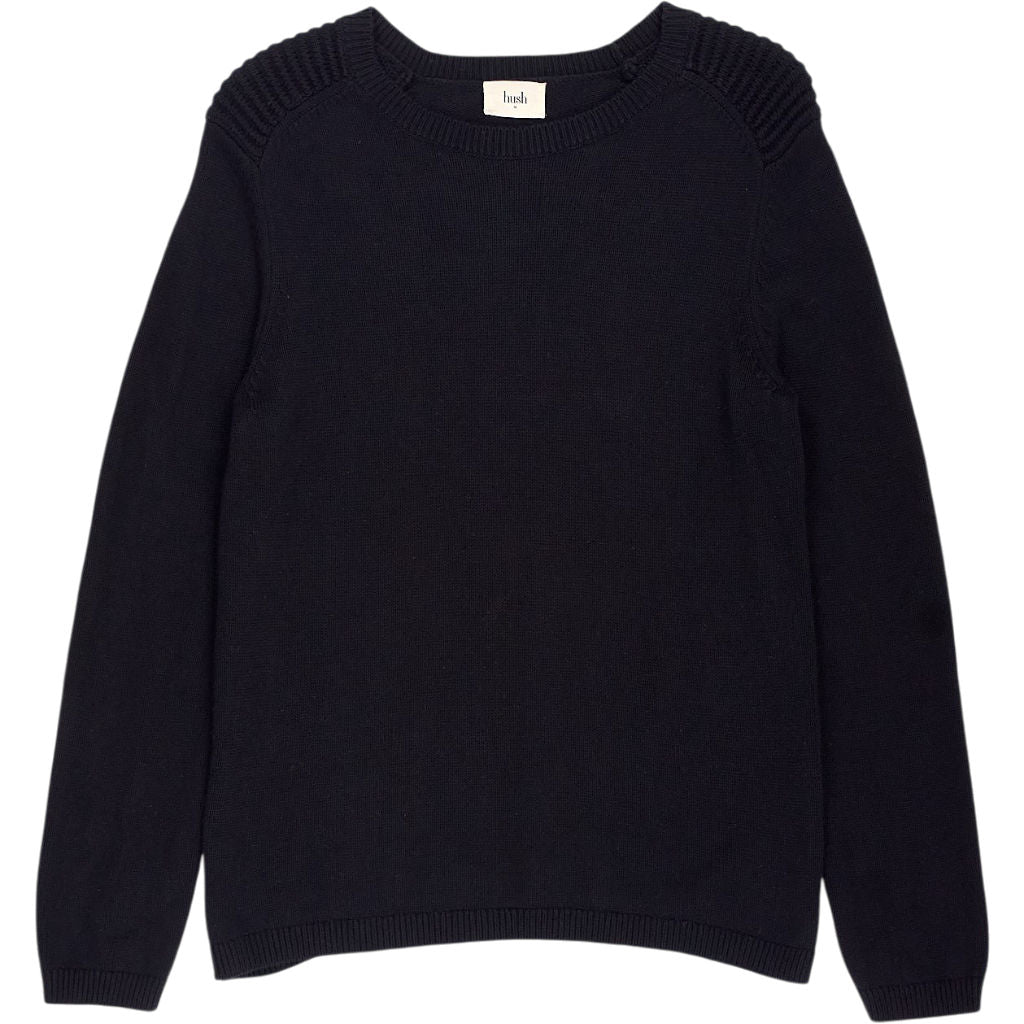 Hush Black Wool Blend Jumper
