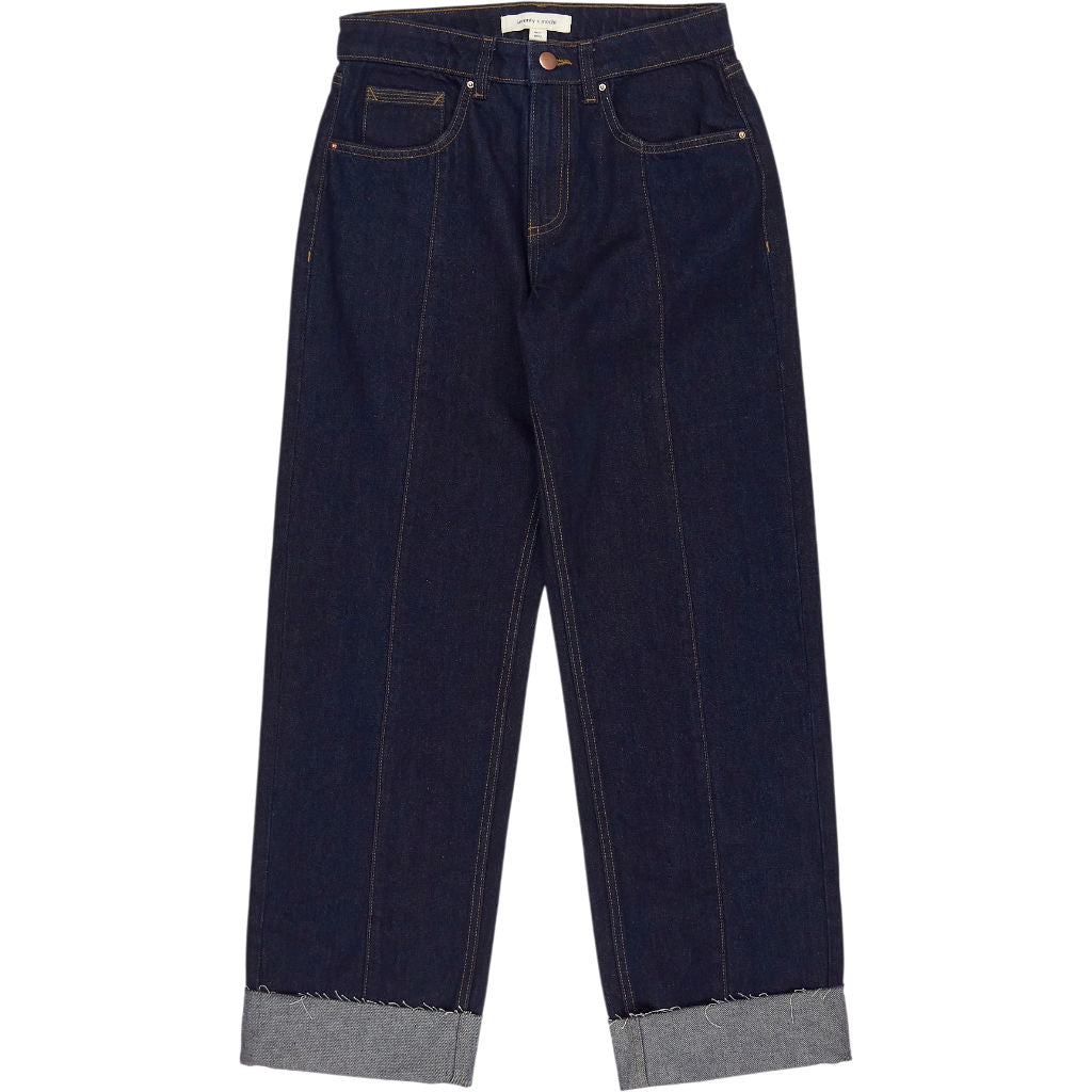 Seventy + Mochi Blue Stevie Turn Up Jeans