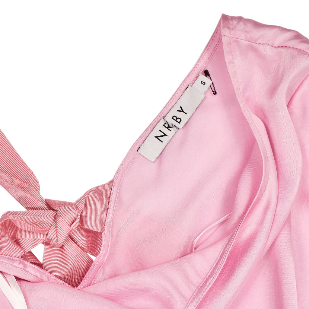 NRBY Pink Bow Tie Blouse