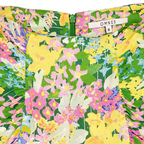 OMNES Floral Print Midi Skirt