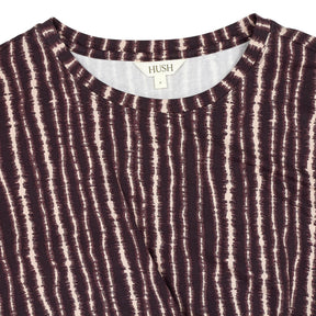 Hush Brown Blurred Lines Timmy Jersey Mini Dress