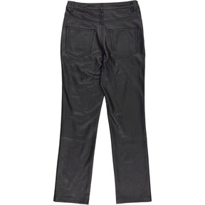 WYSE Black Josie Faux Leather Trousers