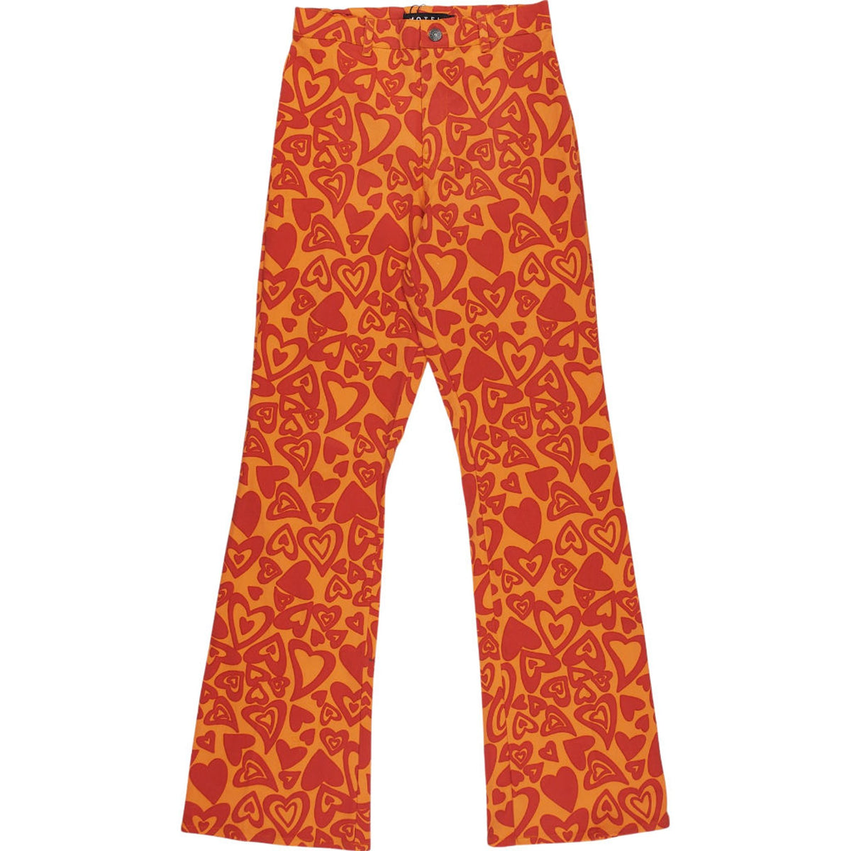 Motel Orange Retro Heart Trousers