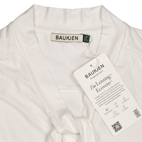 Baukjen White Carina Tie Neck Blouse