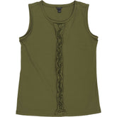 Ann Taylor Green Sleeveless Top