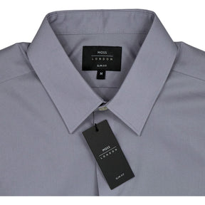 Moss London Grey Slim Fit Shirt