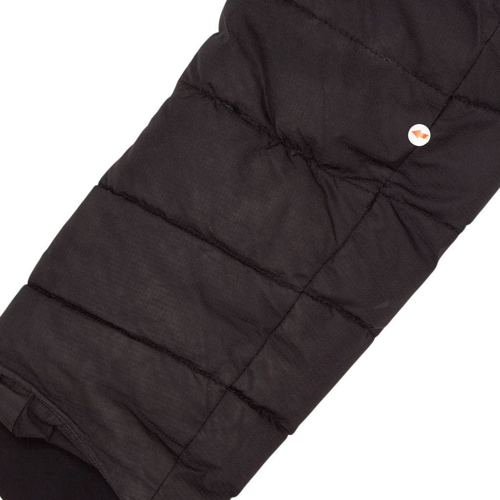 Billabong Black Quilted Jacket with Faux Fur Hood