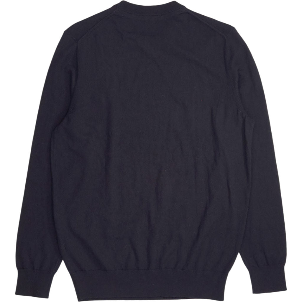 Lyle & Scott Navy Knitted Crew Neck Jumper