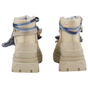 Cat Footwear Beige Embroidered Boots