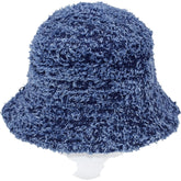 YMC Blue Textured Bucket Hat
