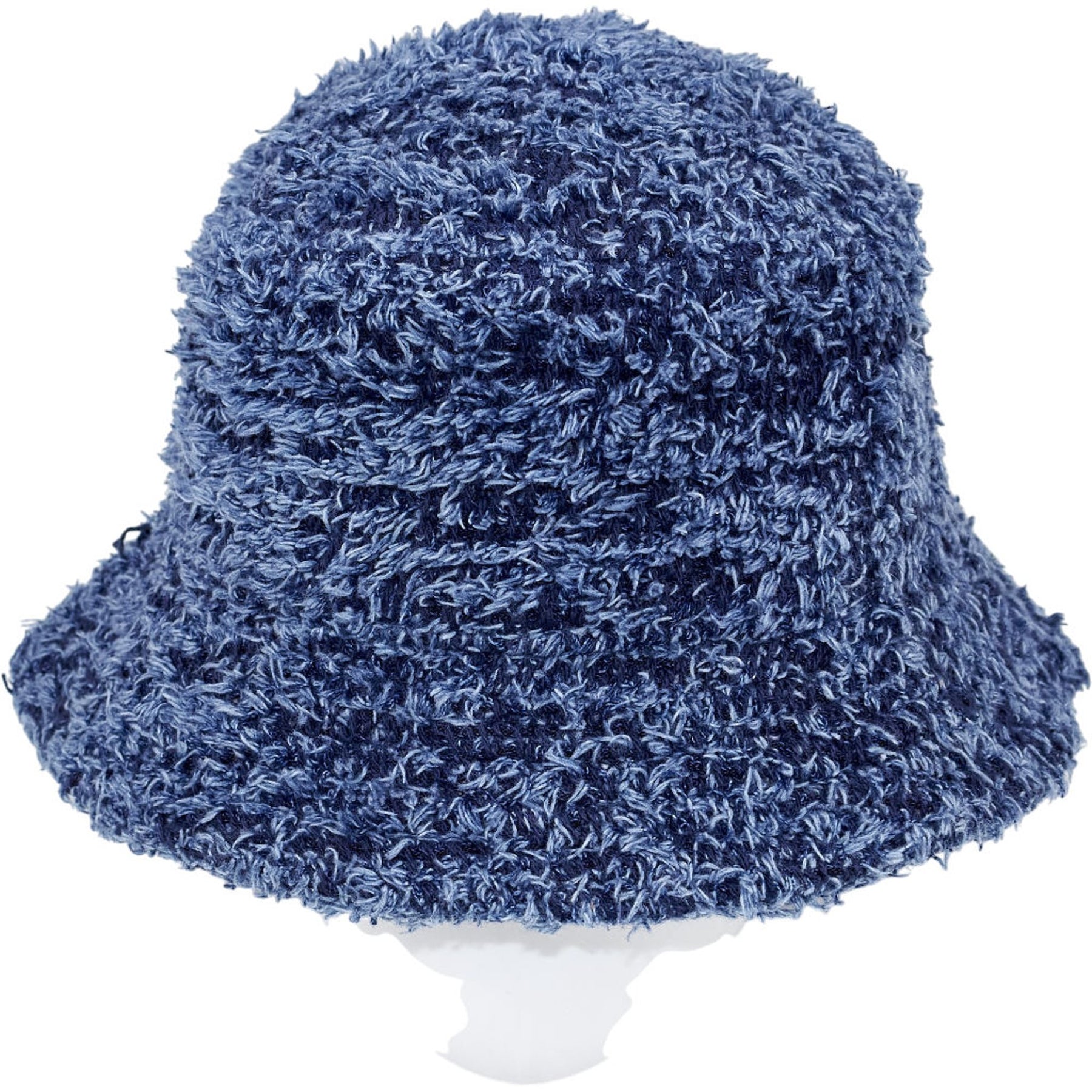 YMC Blue Textured Bucket Hat