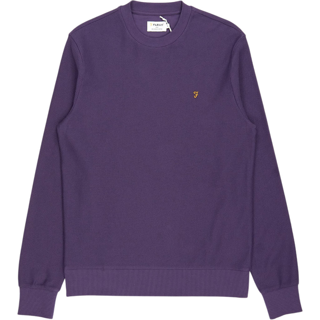 Farah Deep Purple Grenville Sweatshirt