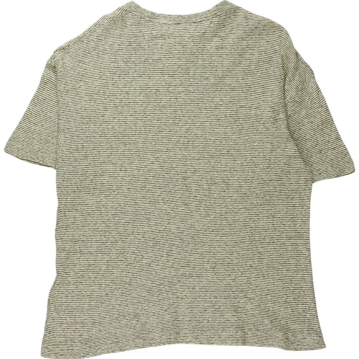 YMC Ecru Brown Stripe T-Shirt