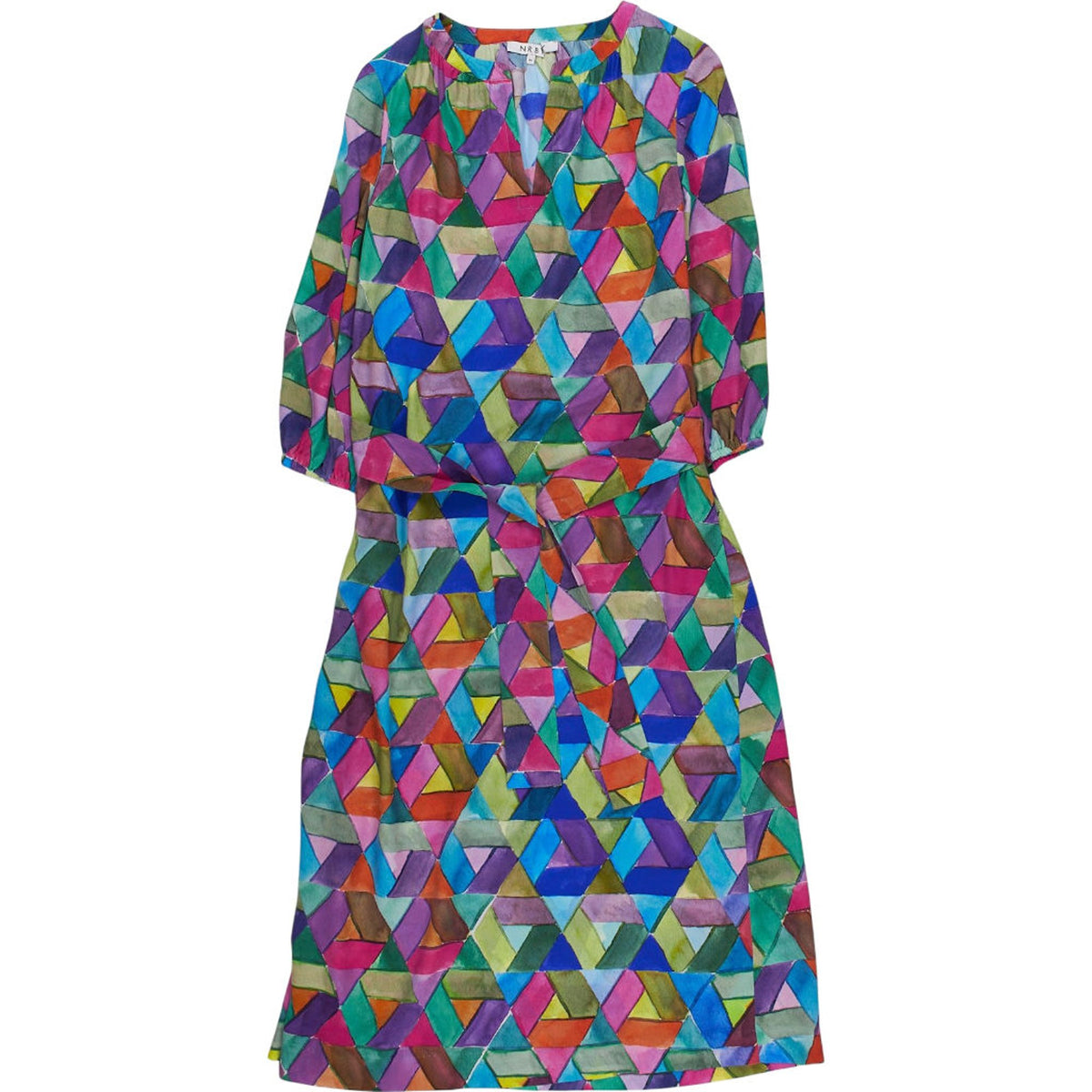NRBY Multicolour Geometric Dress