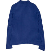 Baukjen Blue Ribbed Knit Cardigan