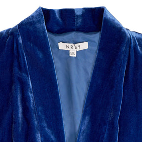NRBY Blue Velvet Kimono Jacket