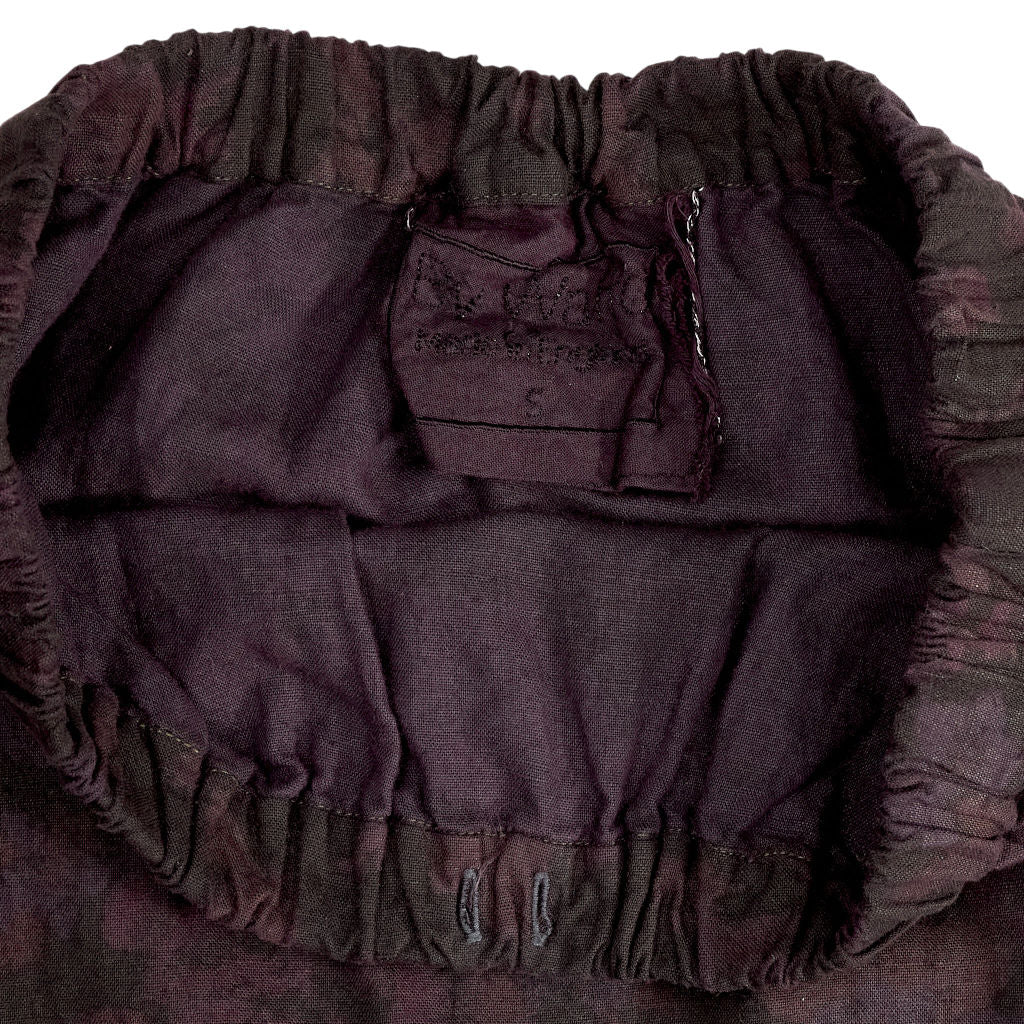 By Walid Black Floral Midi Skirt