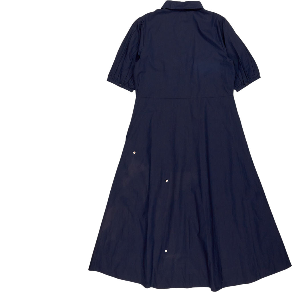 Hush Navy Jennie Midi Shirt Dress