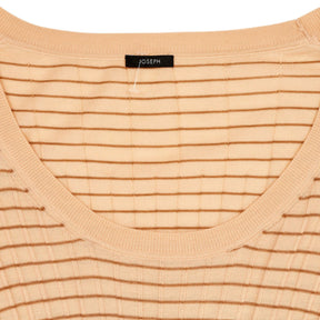 Joseph Peach Stripe Knit Top