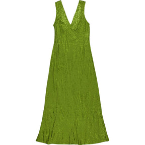 OMNES Green Viscose Maxi Dress