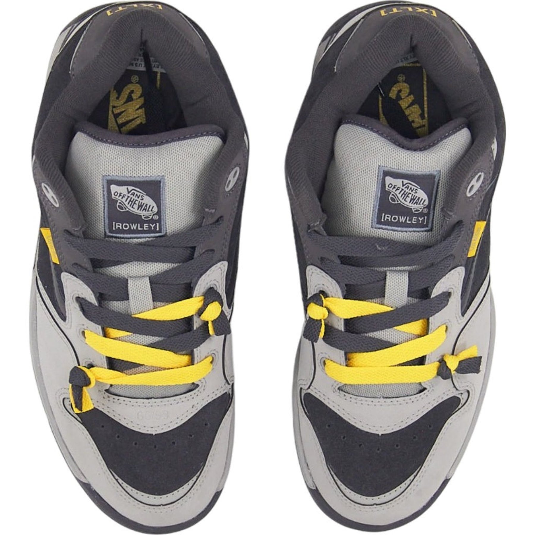 Vans Grey Black Rowley Skate Trainers