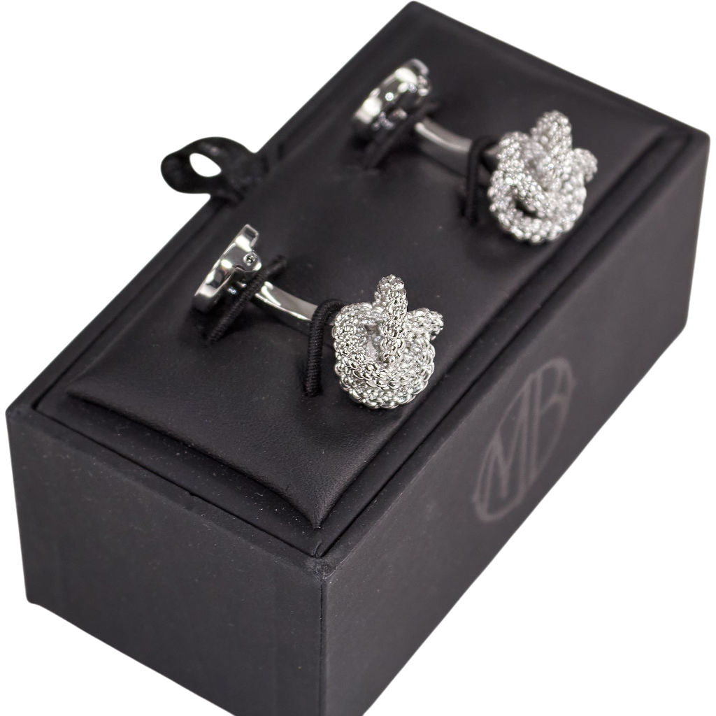 MB Silver Cufflinks