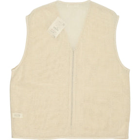Pull & Bear Cream Mesh Vest