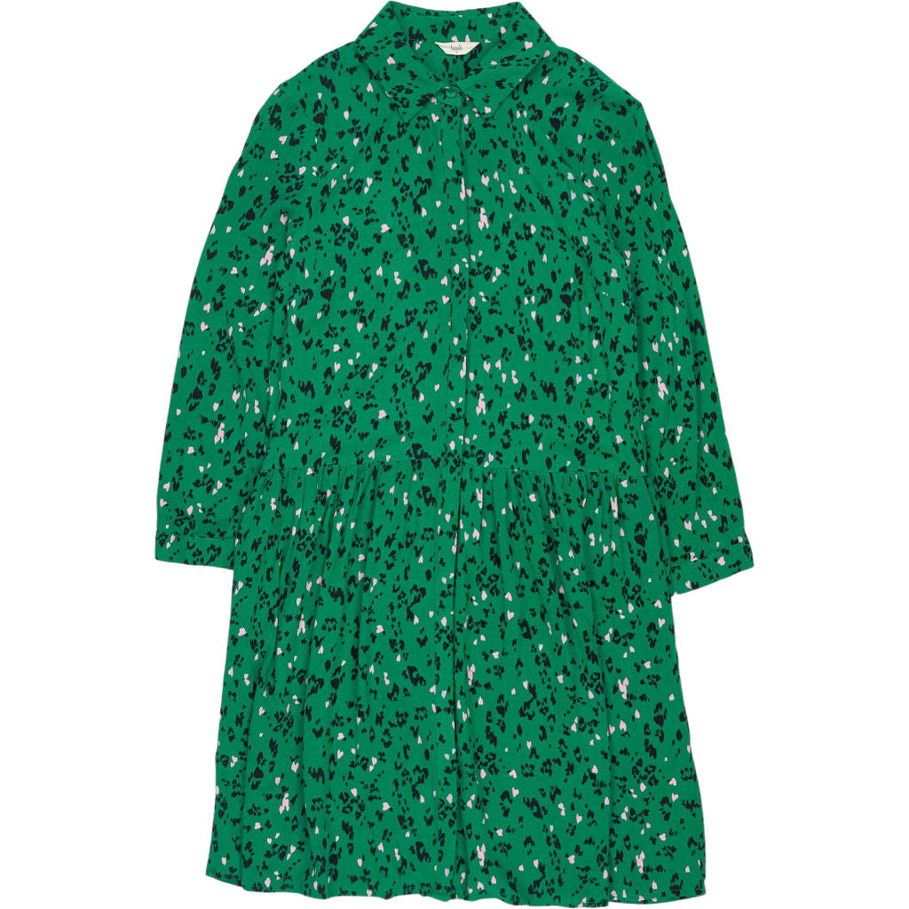 Hush Green Leopard Print Dress