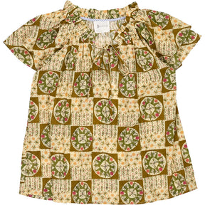 Bonté Ecru Olive Mina Top