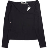 Baukjen Black Luzia V-Neck Top