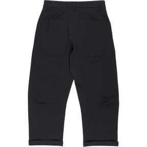 Hush Black Barrel Leg Tailored Trousers