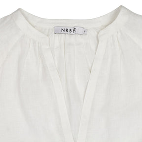 NRBY White Linen Dress