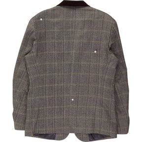 Cavani Brown Check Suit