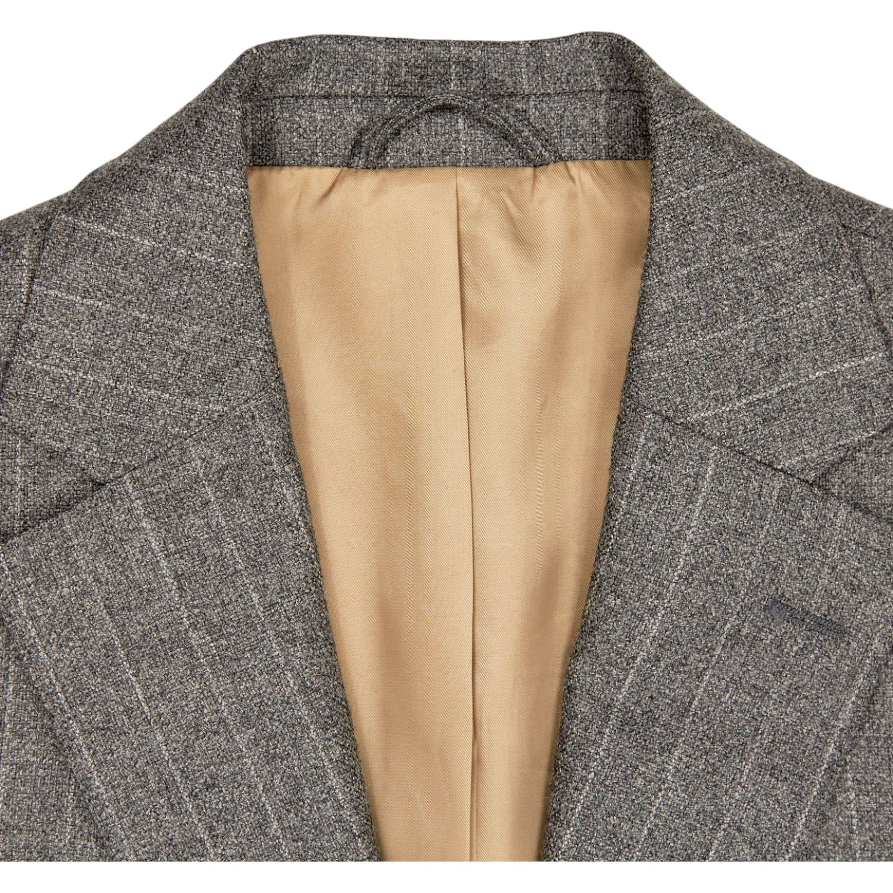 Moss Grey Pinstripe Regular Fit Blazer