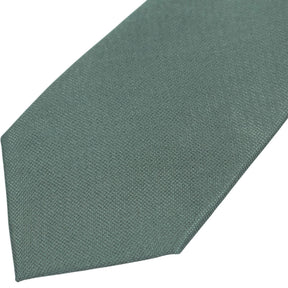 Moss Green Floral Pattern Silk Tie Bundle x 3