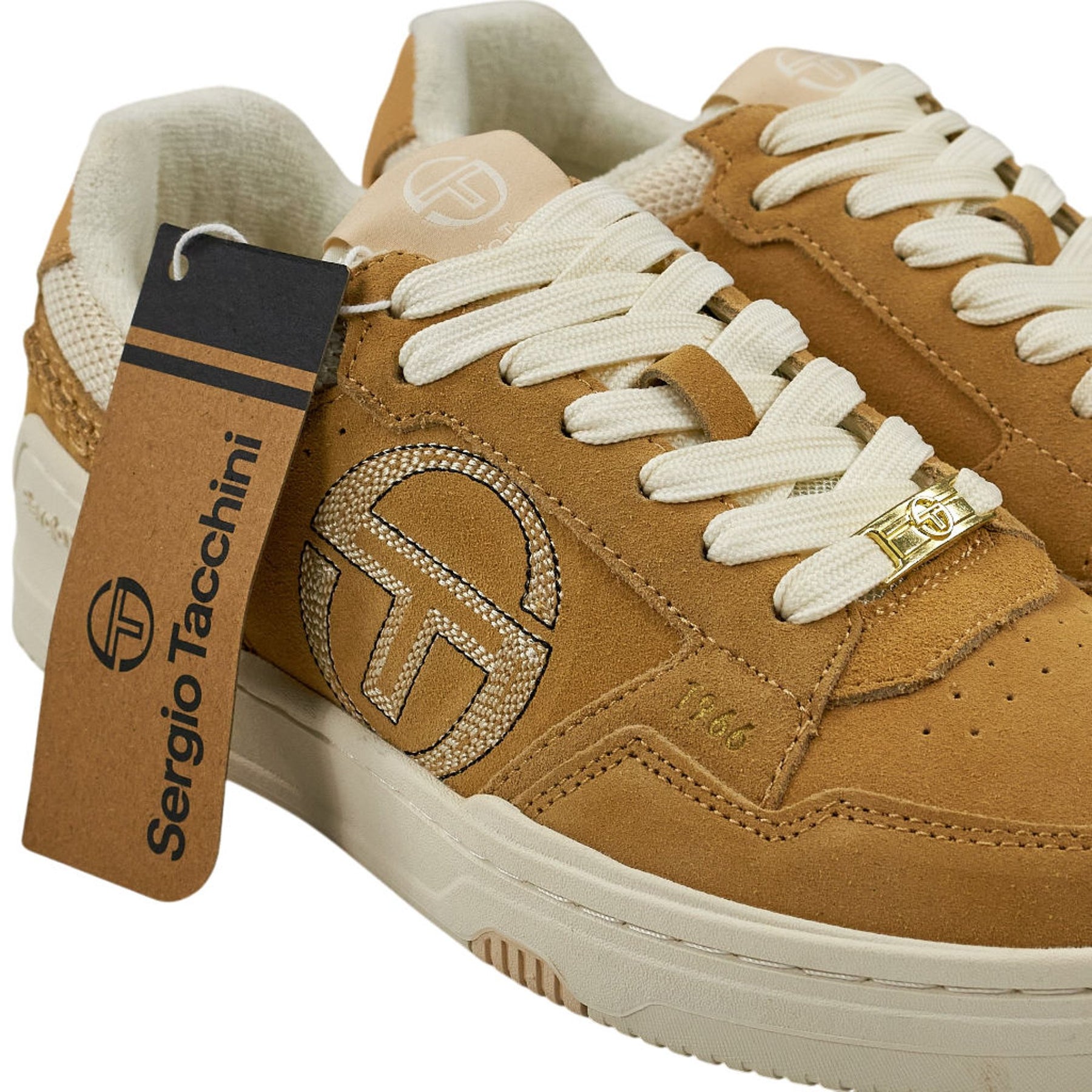 Sergio Tacchini Beige Prime Shot DA Ultra Trainers