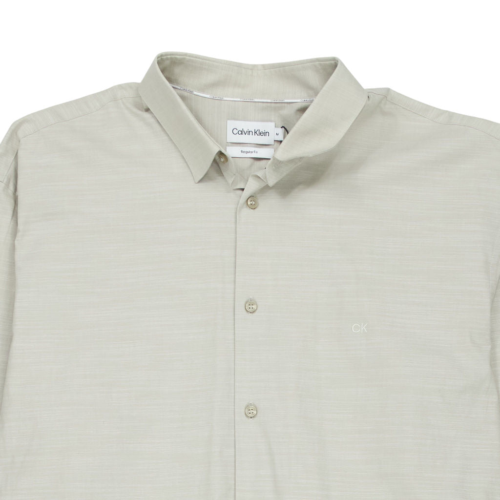 Calvin Klein Beige Regular Fit Shirt M