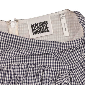 Reclaimed Vintage Black White Gingham Skirt