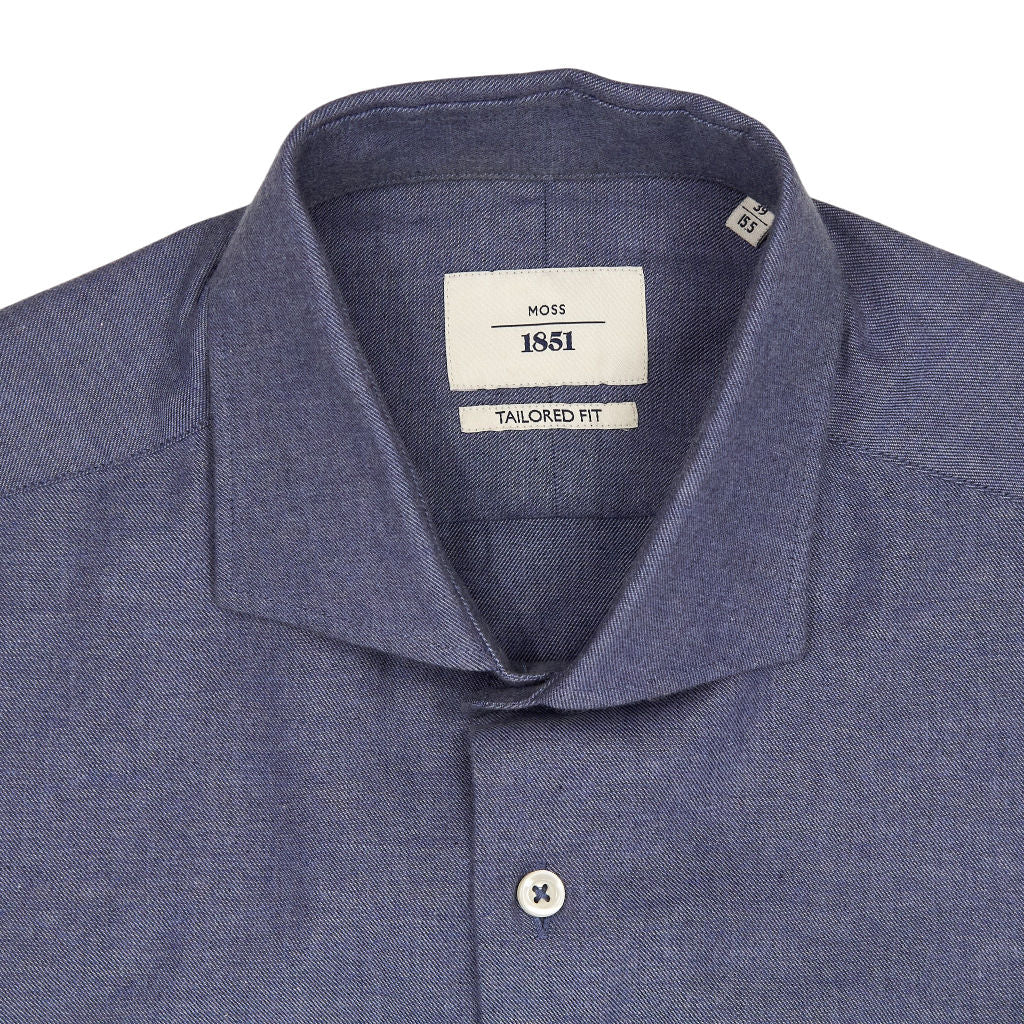 Moss Blue 1851 Tailored Shirt
