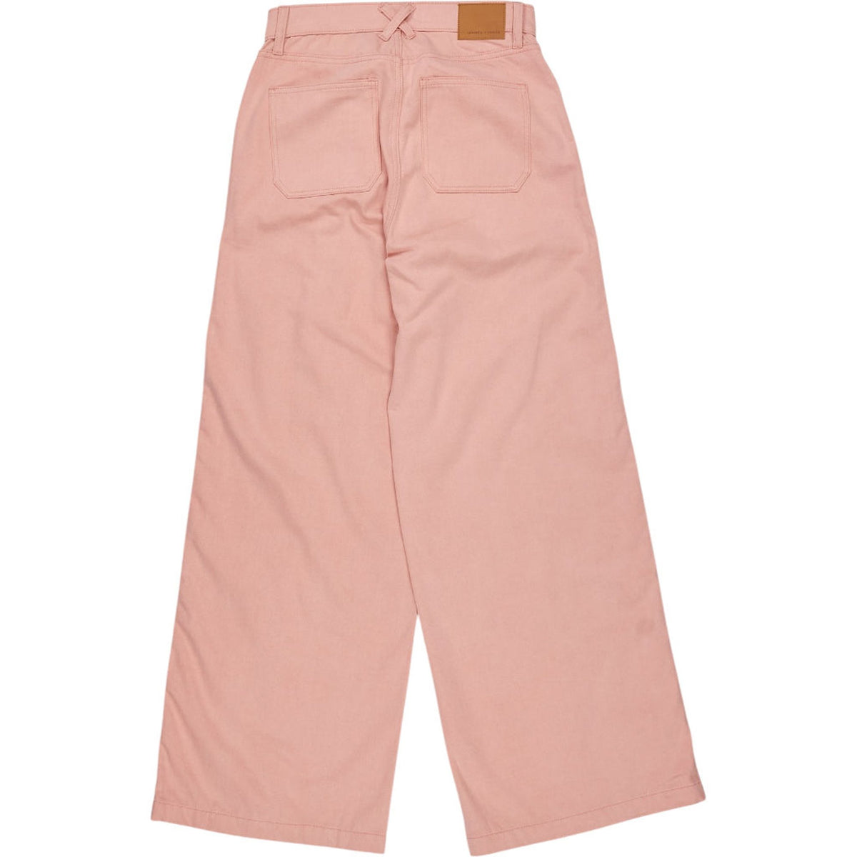 seventy + mochi Powder Pink Wide Leg Jeans