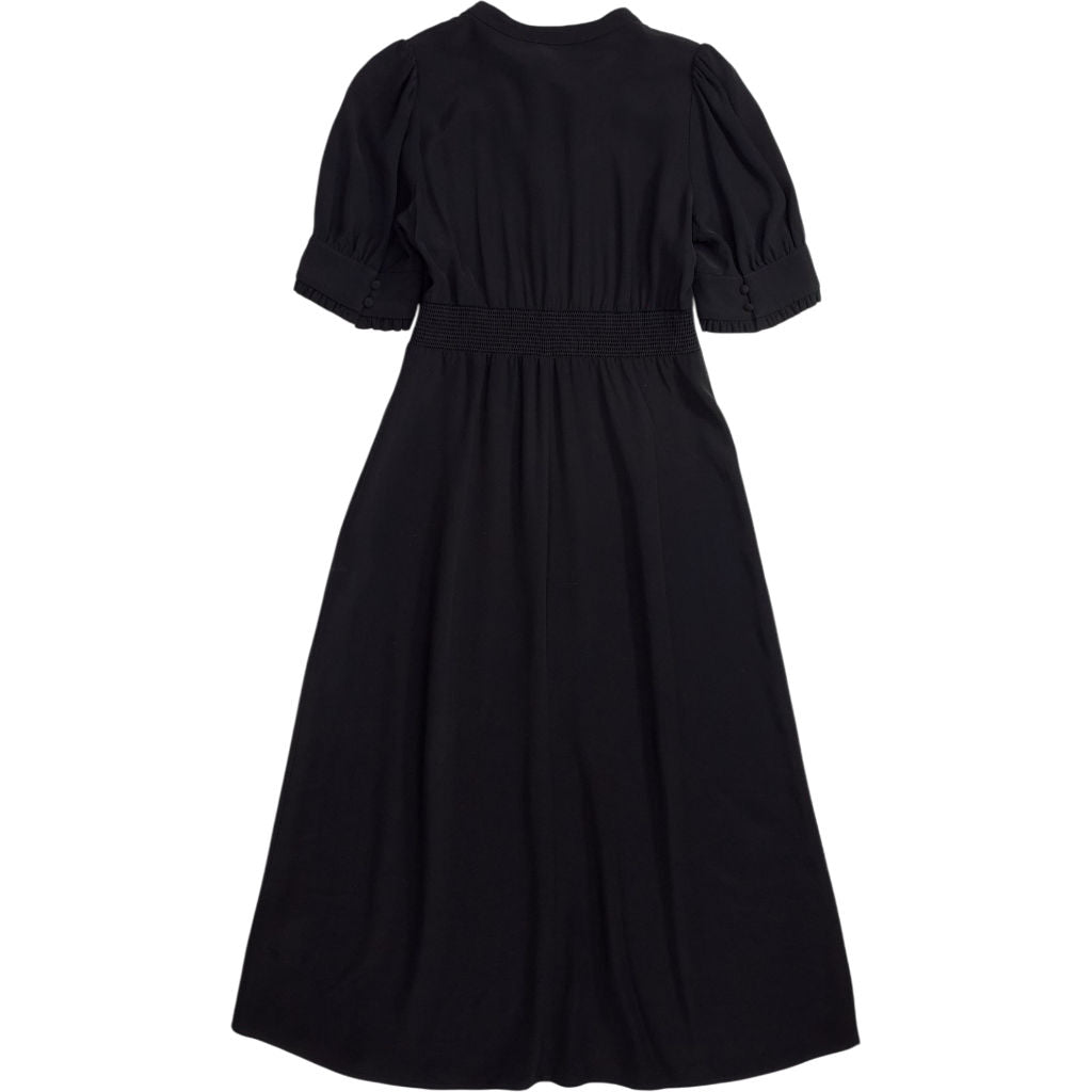 Wyse London Black Phoebe Satin Dress