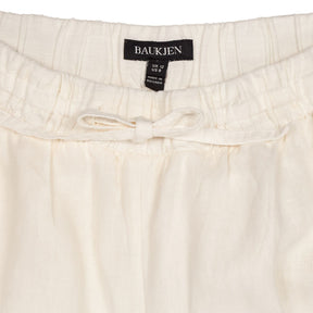 Baukjen Off-White Linen Culottes