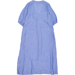 NRBY Blue V-Neck Midi Dress