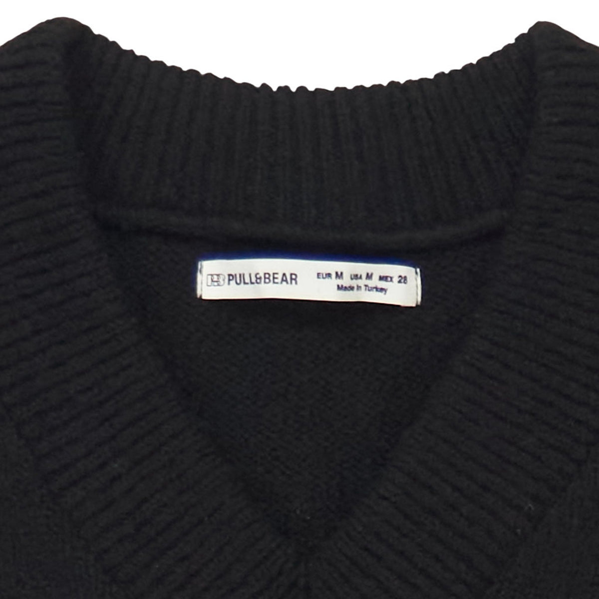 Pull&Bear Black Knit Vest