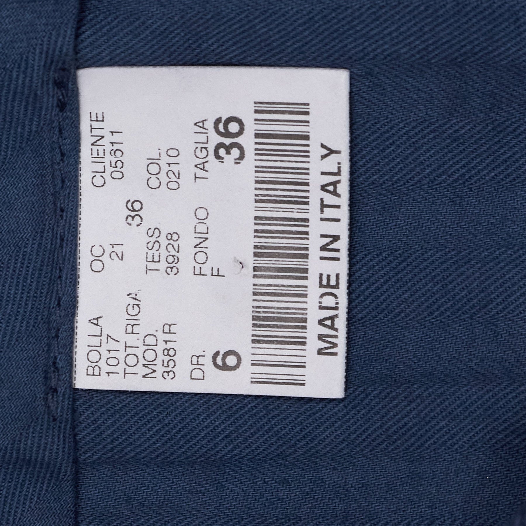 Cordings Blue Trousers Cotton Blend
