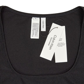 Calvin Klein Black Long Sleeve Swimwear Top